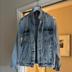 Free People Oversized Denim Jacket
